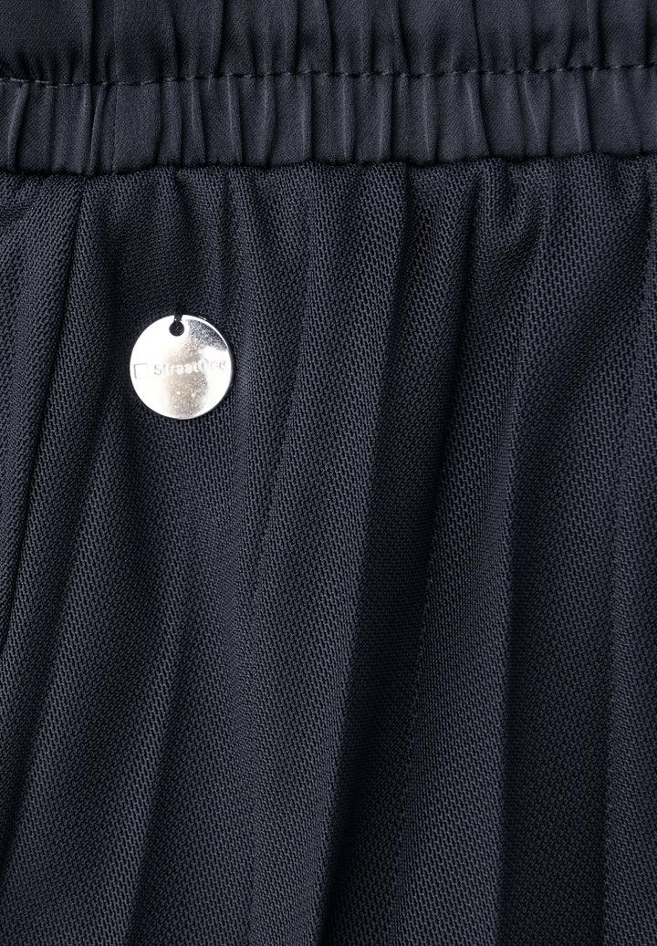 Mesh Plissée jog skirt_solid, shadowed navy 17502 Bild 2
