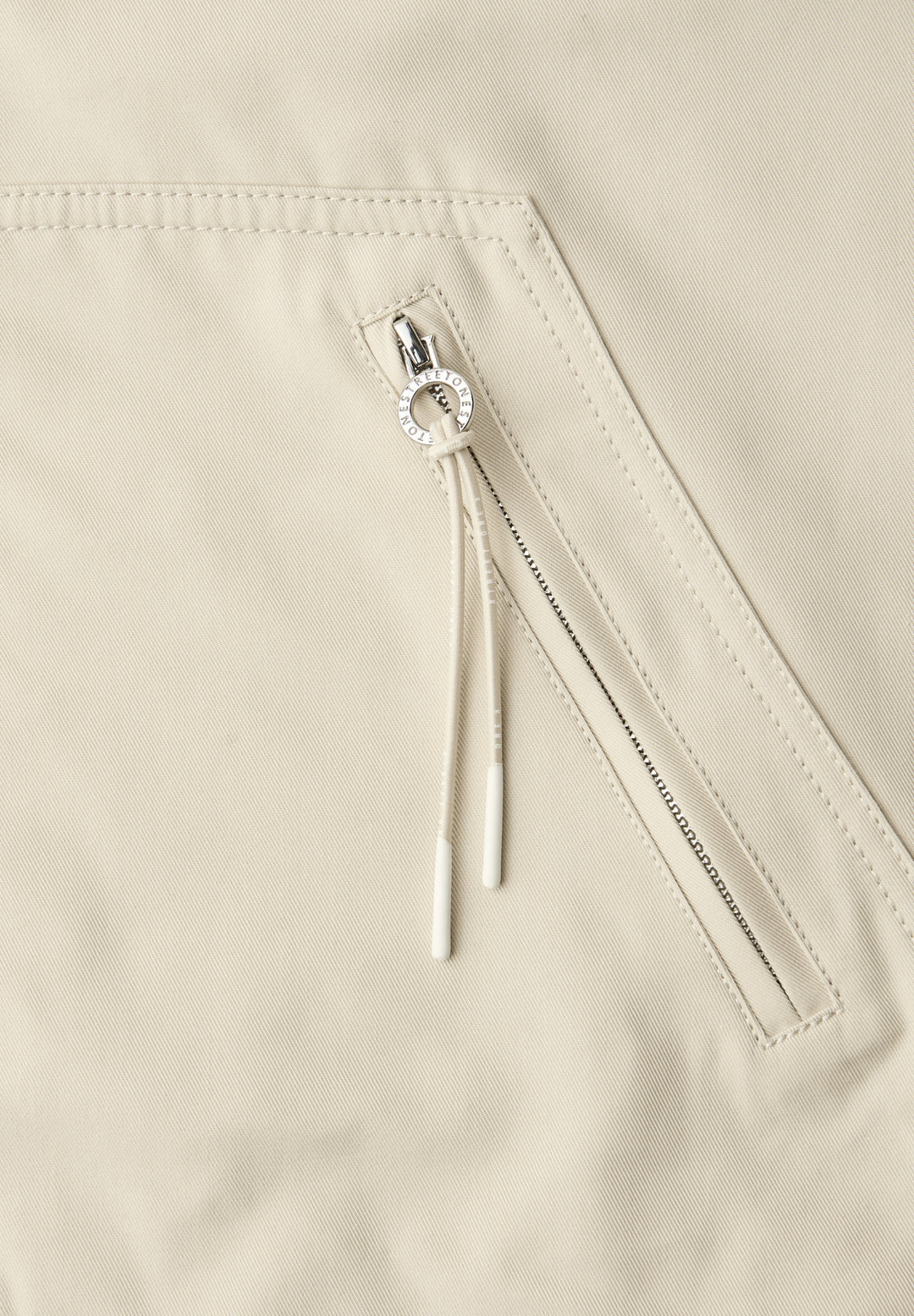 Mid Length Parka w. Hoody, powder beige 14347 Bild 3