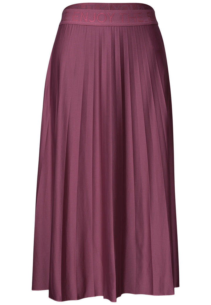 Midi skirt Plissée_solid, dark clouded blush 17733 Bild 1