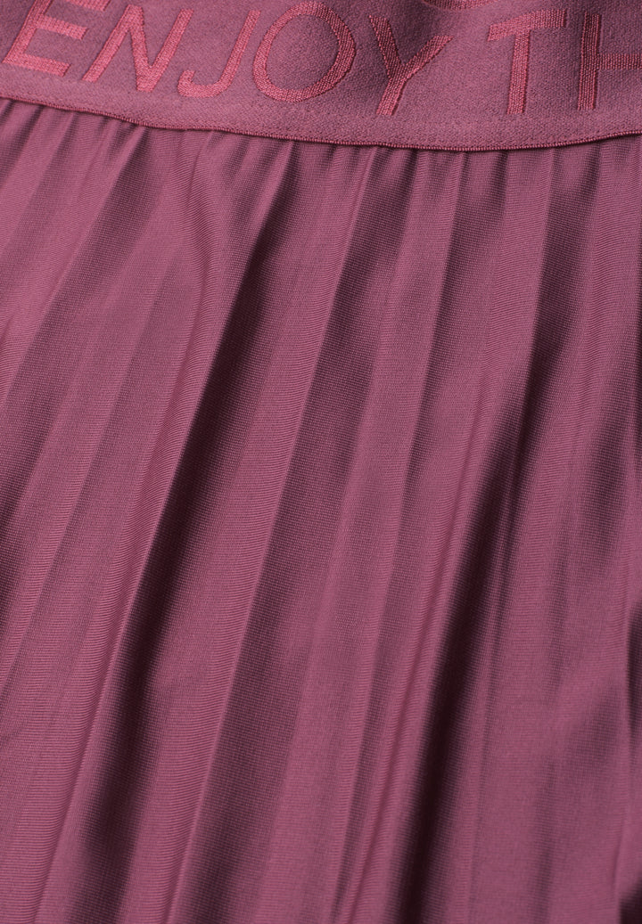 Midi skirt Plissée_solid, dark clouded blush 17733 Bild 2