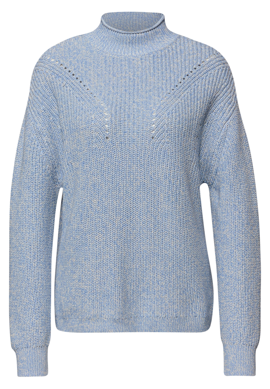 mouline turtle neck sweater, frosted blue 27149 Bild 1