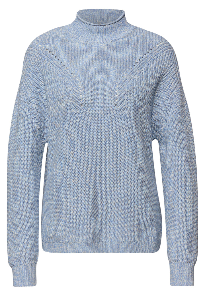 mouline turtle neck sweater, frosted blue 27149 Bild 1