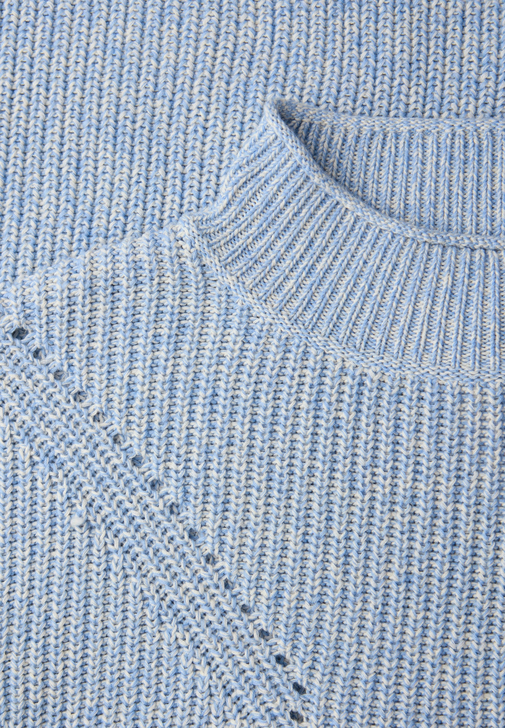 mouline turtle neck sweater, frosted blue 27149 Bild 2