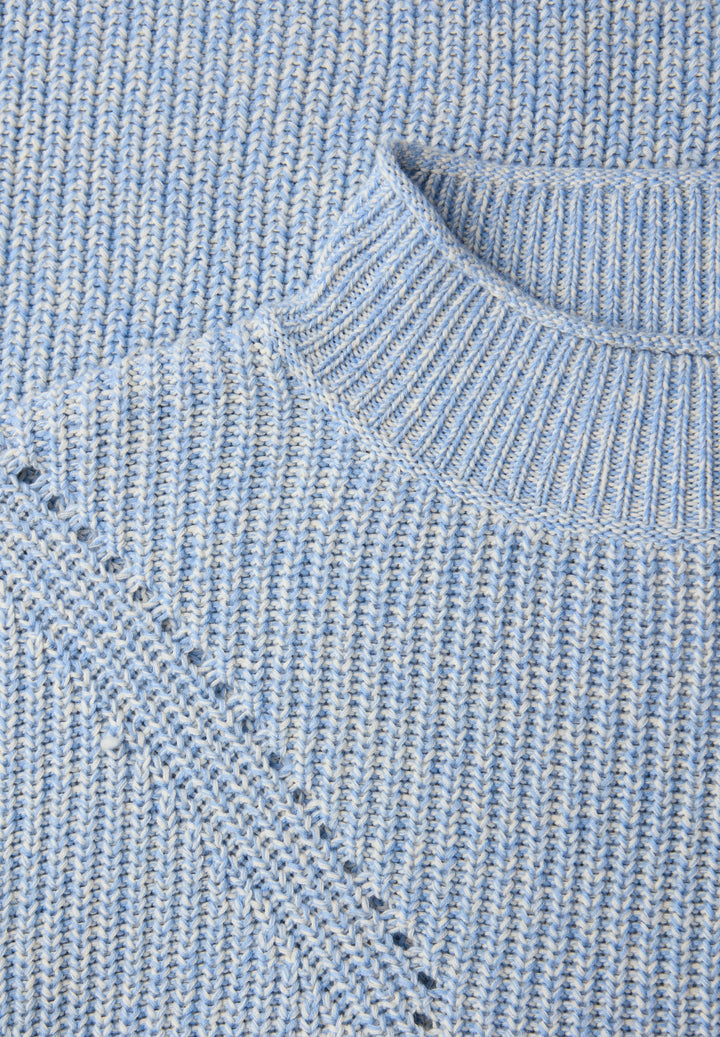 mouline turtle neck sweater, frosted blue 27149 Bild 2