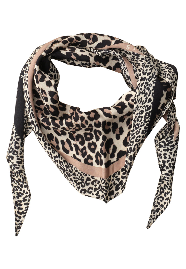 Nicki Satin Diamond Scarf, Black 30001 Bild 2