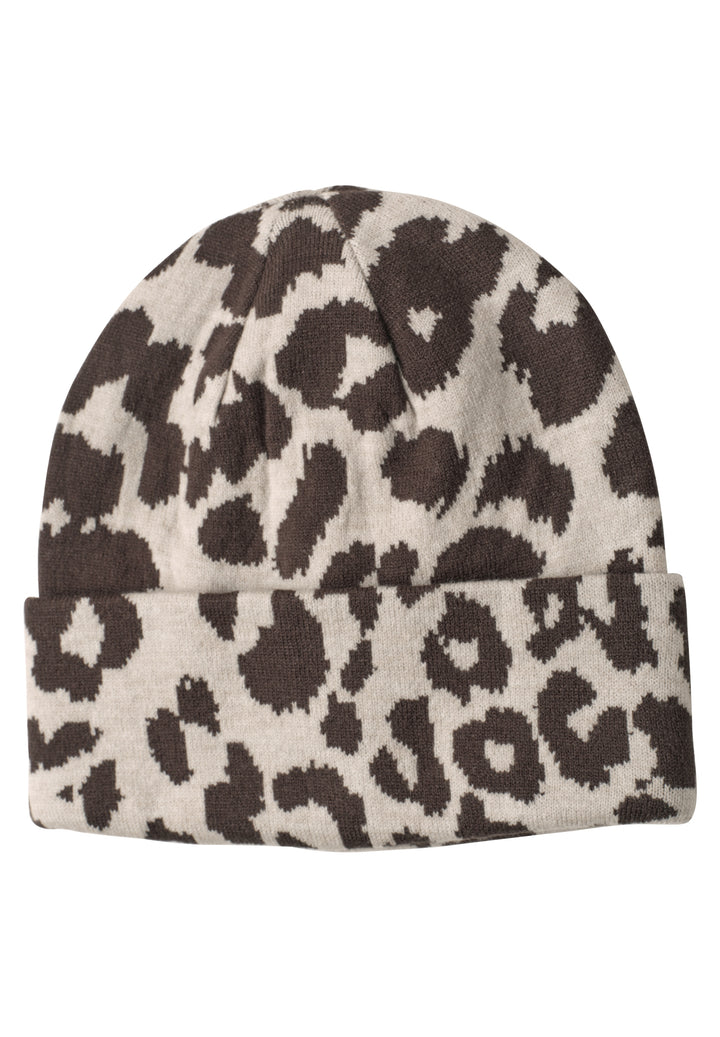 OP_Beanie_Leo Fine Knit Set, auburn brown 27111 Bild 1