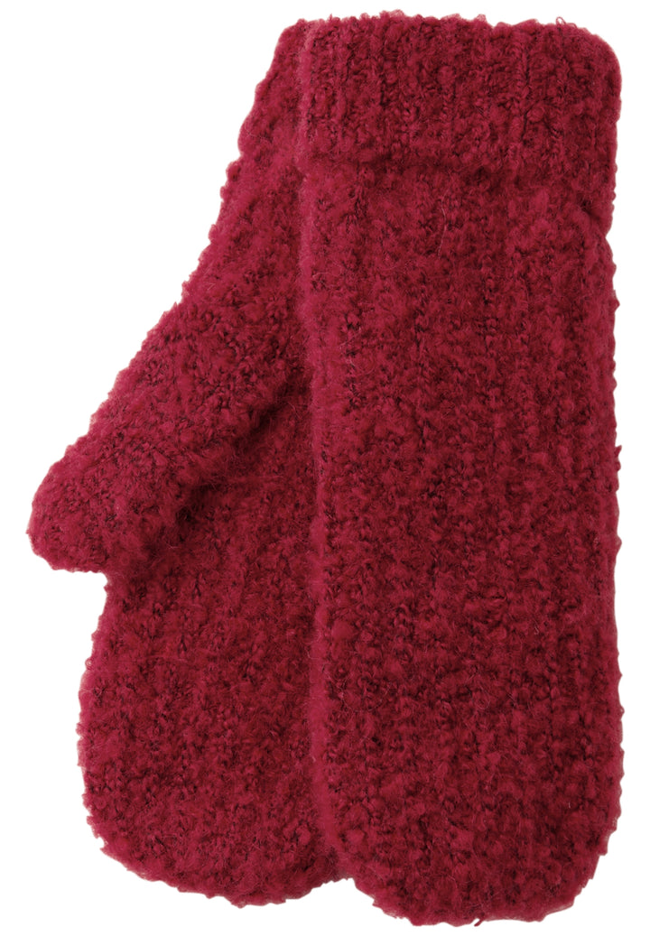 OP_Boucle Knit Gloves_Boucle K, carpet red 11359 Bild 1