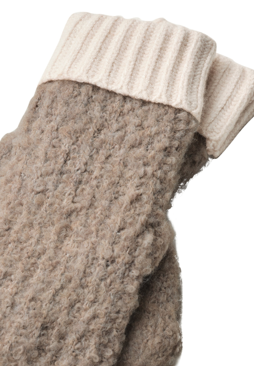 OP_Boucle Mix Knit Gloves_Bouc, Muddy Mocha 37990 Bild 2