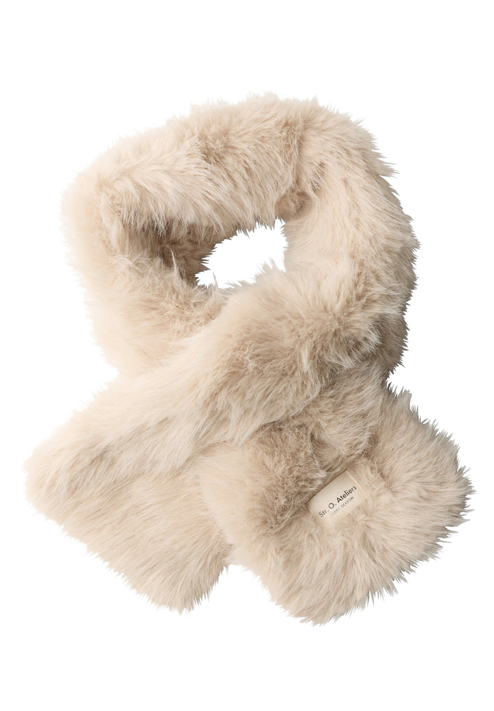 OP_Fur Longscarf, smooth stone sand 14955 Bild 1