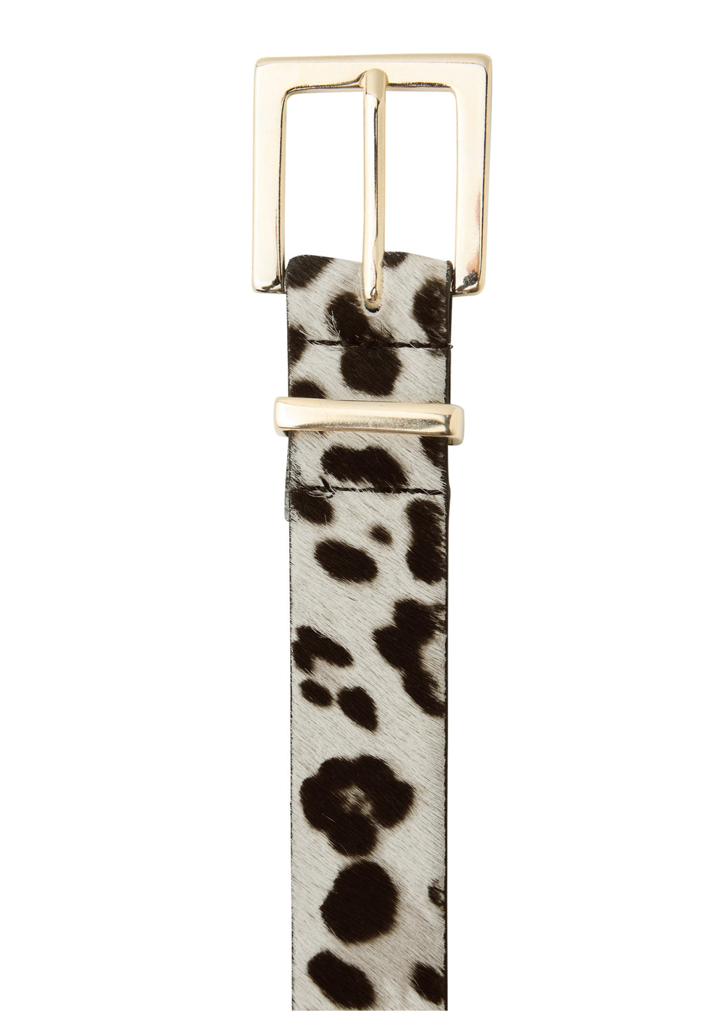 OP_Leo Fur Leather Belt with S, powder beige 34347 Bild 2