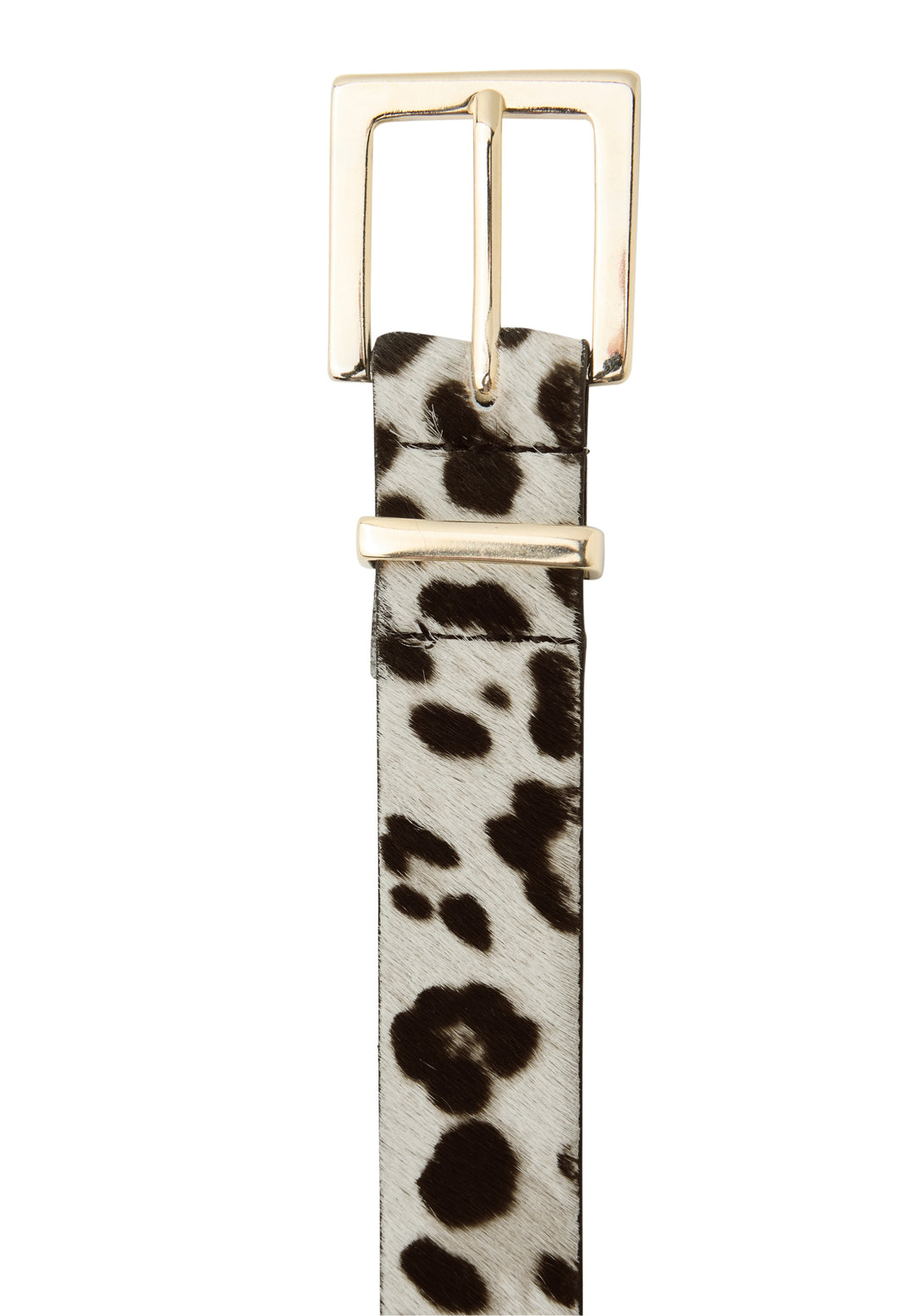 OP_Leo Fur Leather Belt with S, powder beige 34347 Bild 2