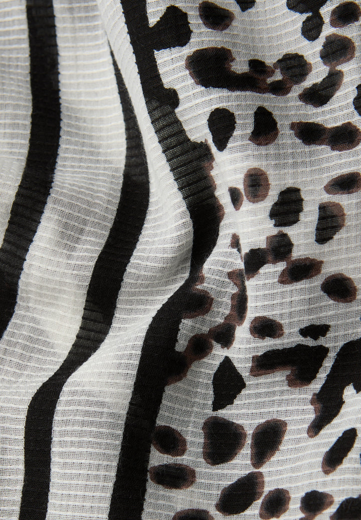 OP_Printed Textured Longscarf, Black 30001 Bild 3