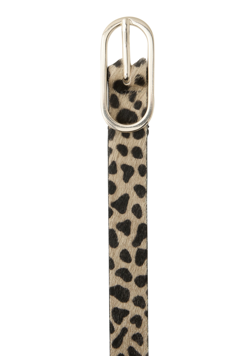 OP_Thin Leo Belt with Fur Leat, Black 30001 Bild 2
