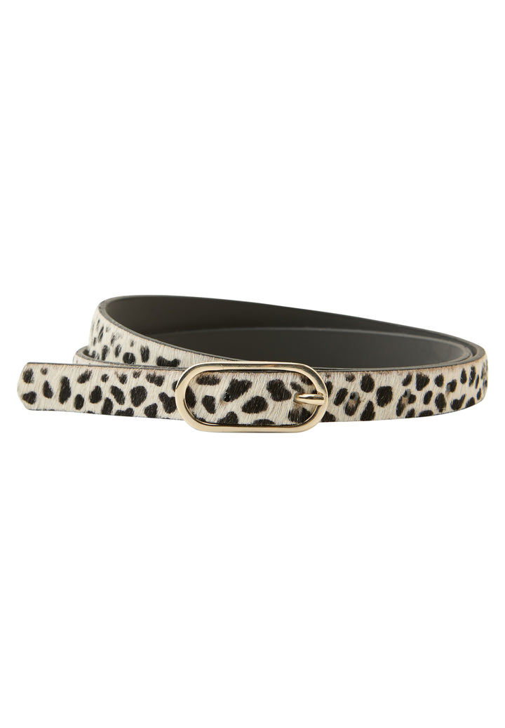 OP_Thin Leo Belt with Fur Leat, powder beige 34347 Bild 1