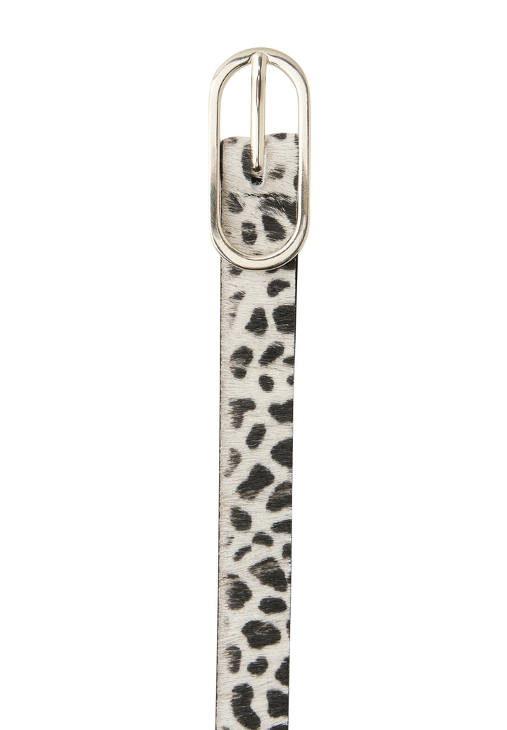 OP_Thin Leo Belt with Fur Leat, powder beige 34347 Bild 2
