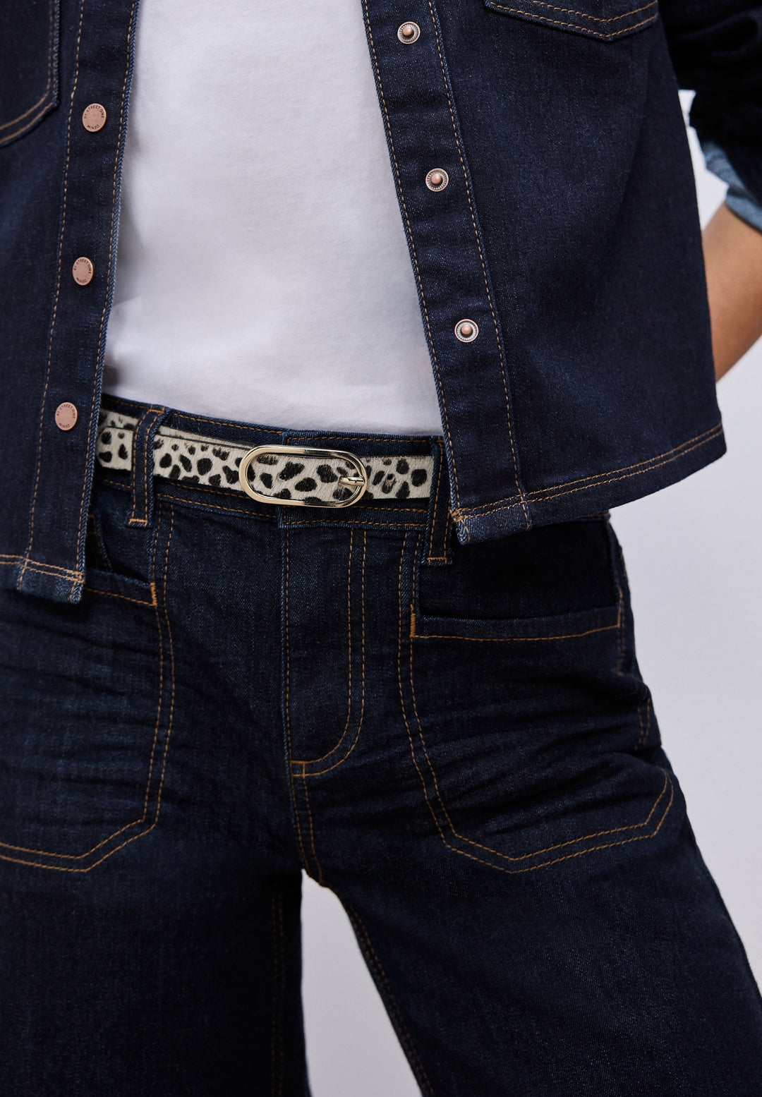 OP_Thin Leo Belt with Fur Leat, powder beige 34347 Bild 3