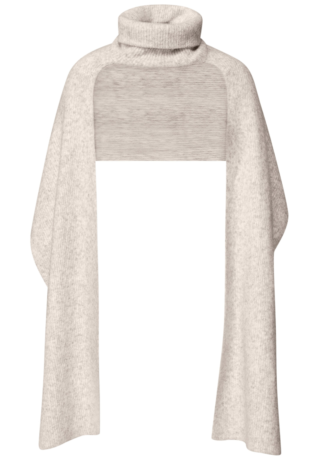 OP_ Turtleneck Long Scarf, soft sand melange 16148 Bild 1