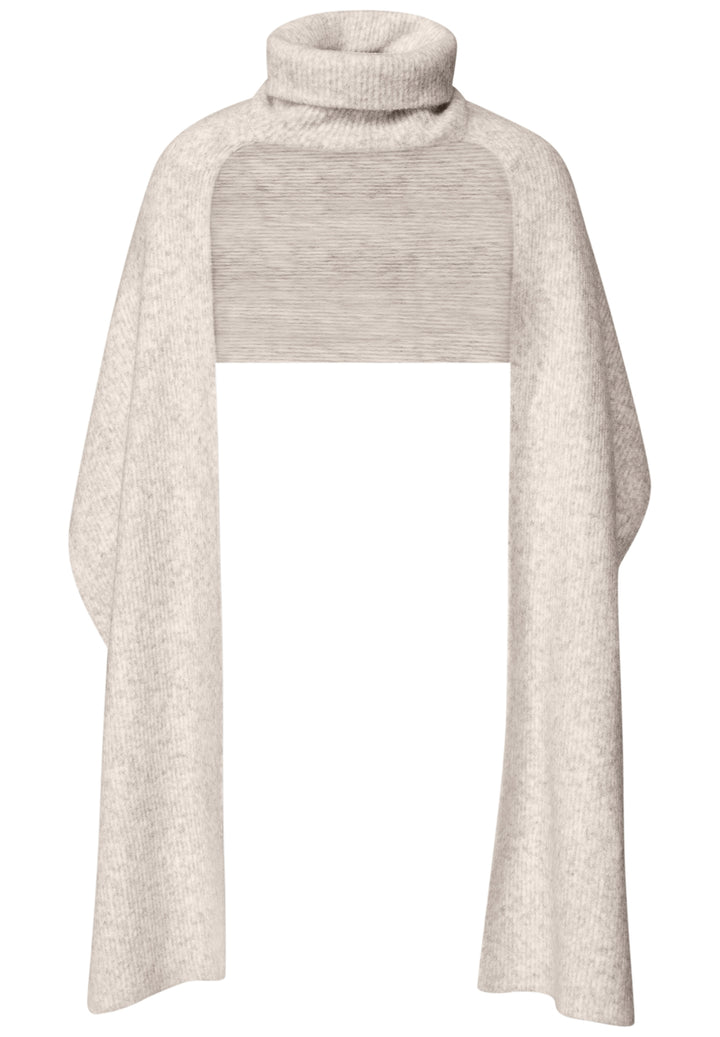 OP_ Turtleneck Long Scarf, soft sand melange 16148 Bild 1