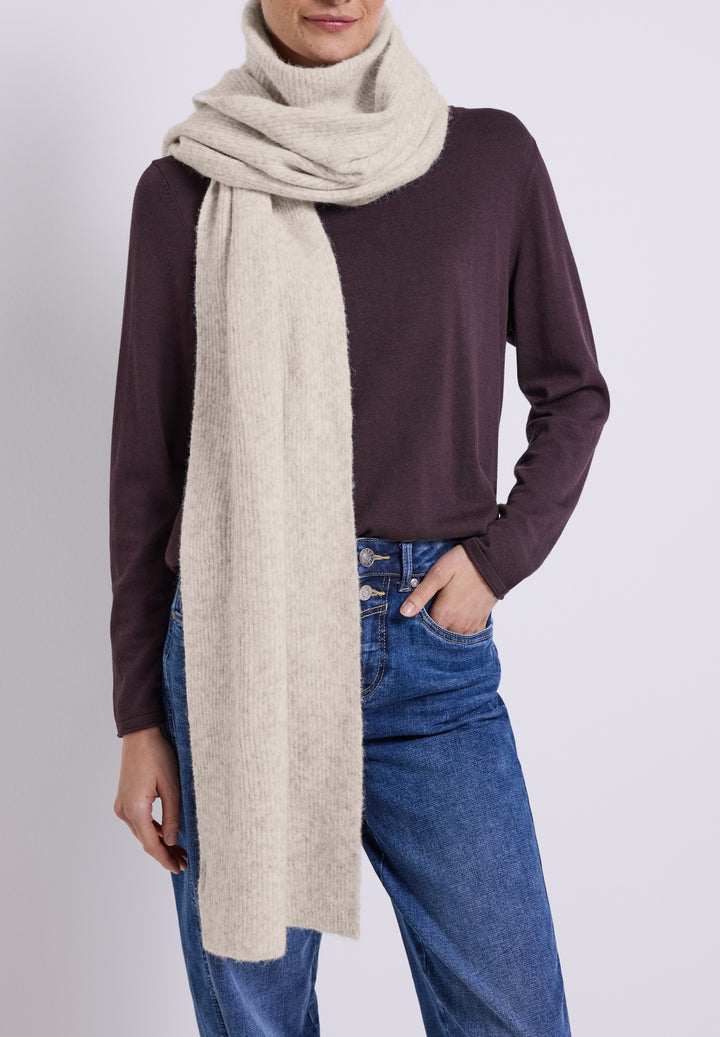 OP_ Turtleneck Long Scarf, soft sand melange 16148 Bild 5