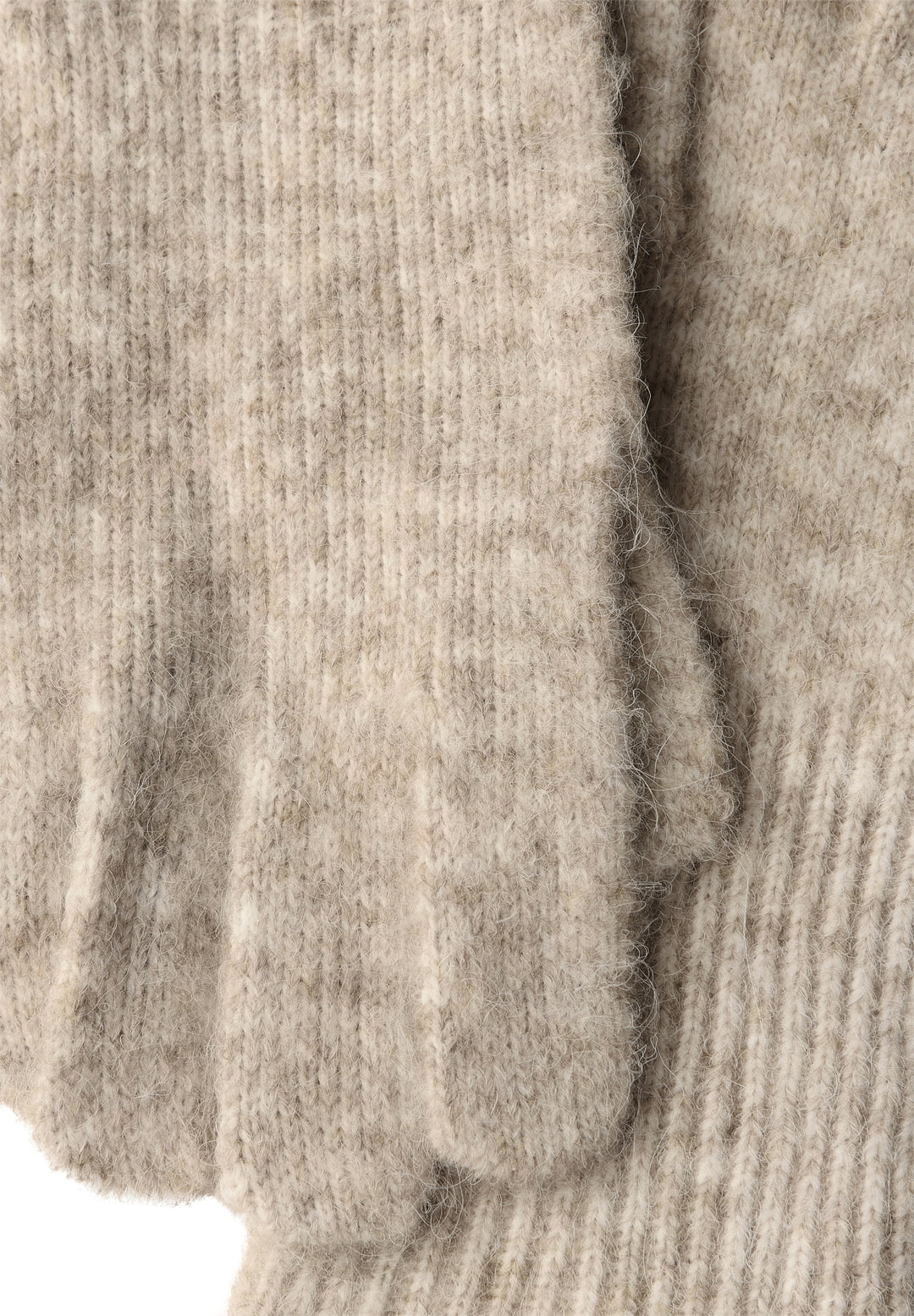 OP_Woolly Mel Gloves_Mel. Knit, Soft Sand Mel. 16630 Bild 1