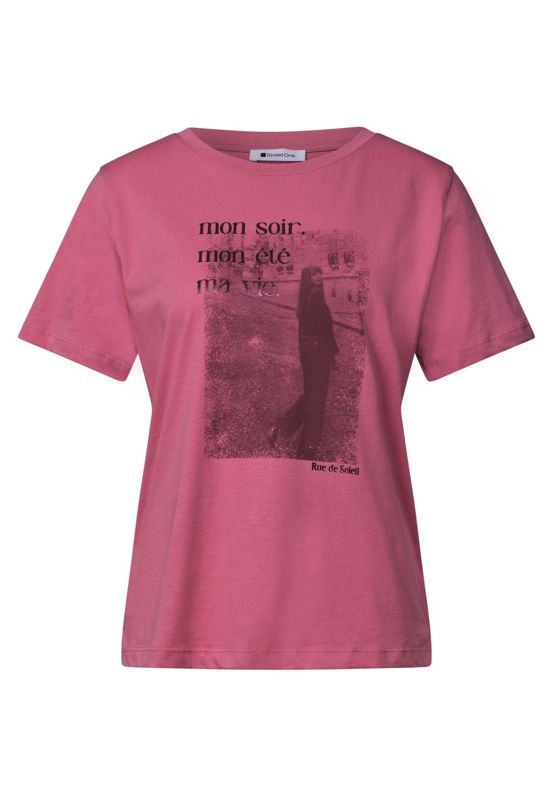 photo print shirt, blush berry 37846 Bild 1