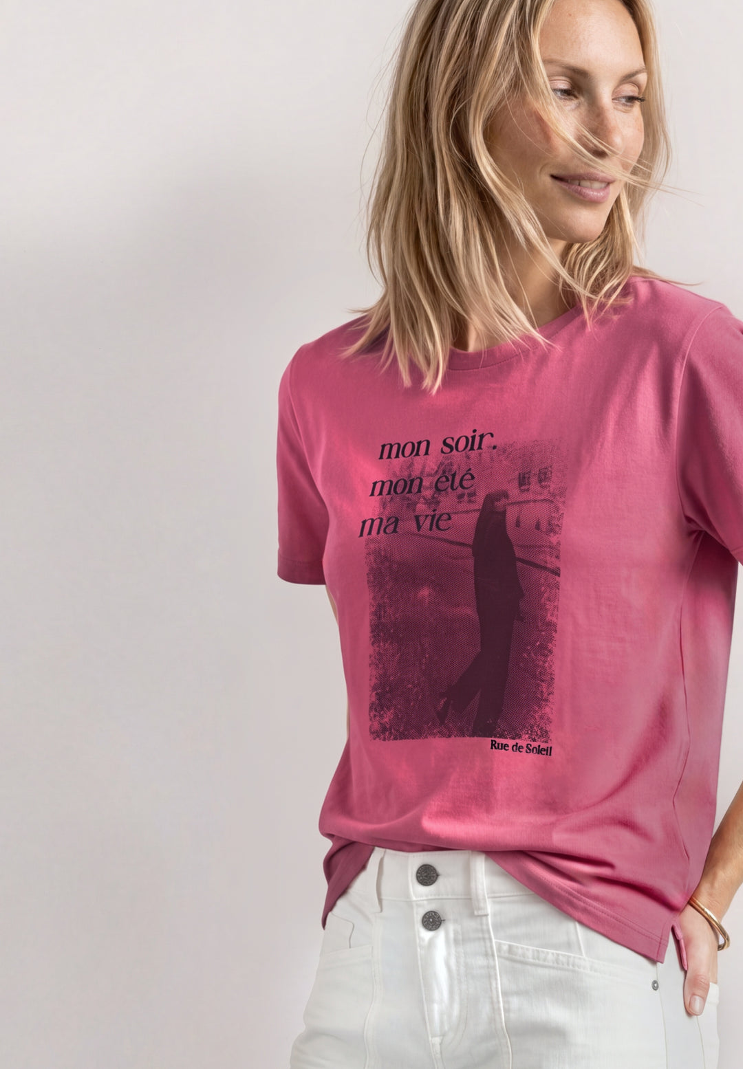 photo print shirt, blush berry 37846 Bild 3