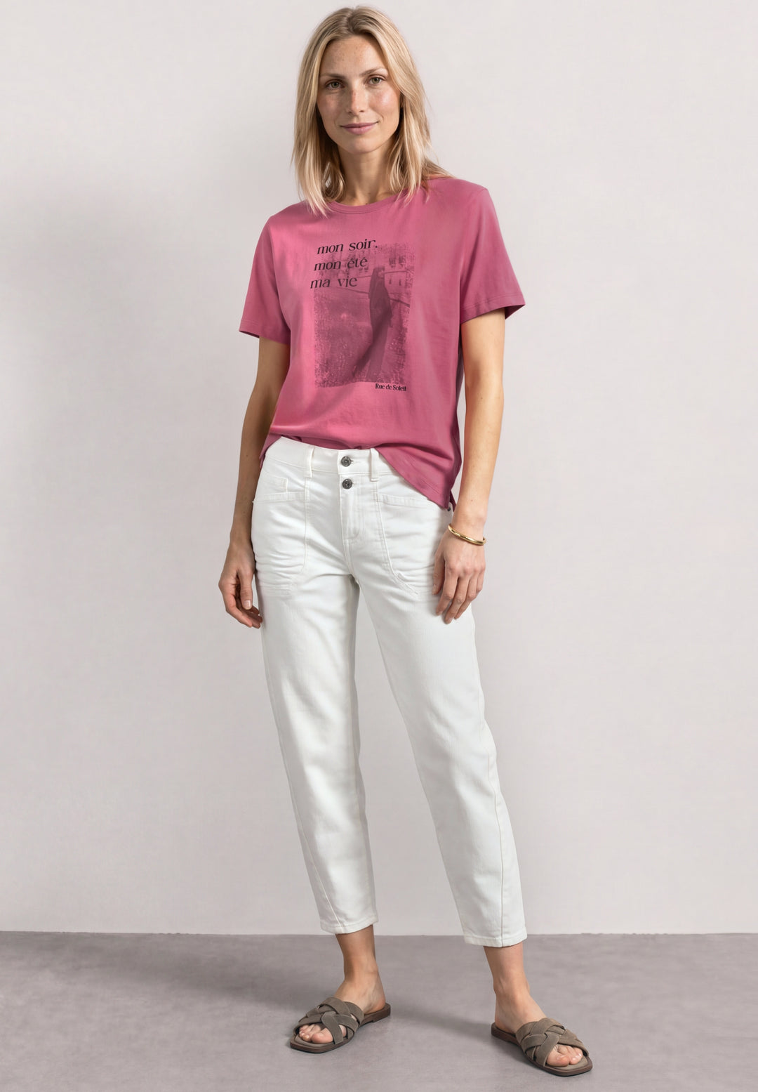 photo print shirt, blush berry 37846 Bild 5