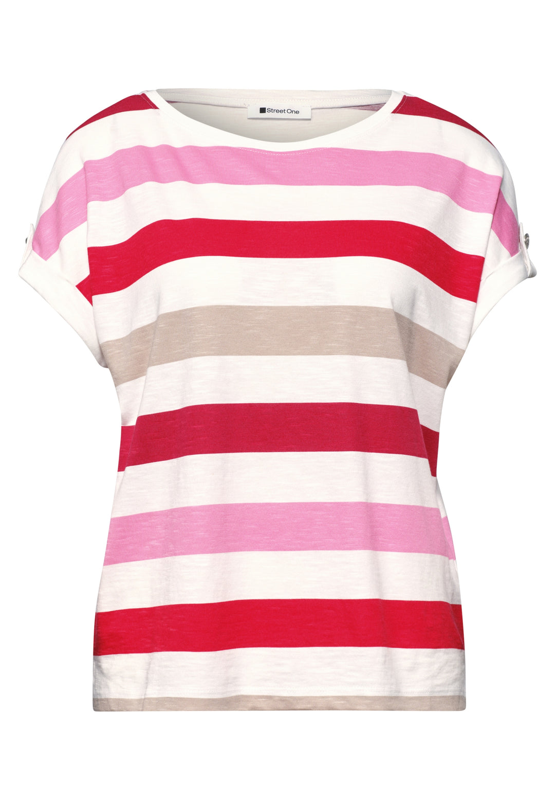 printed basic shirt w.deco but, salsa red 37504 Bild 1