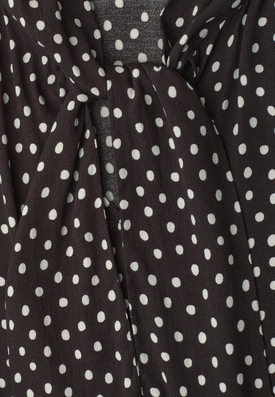 Printed blouse w tie detail, black coffee 27874 Bild 2