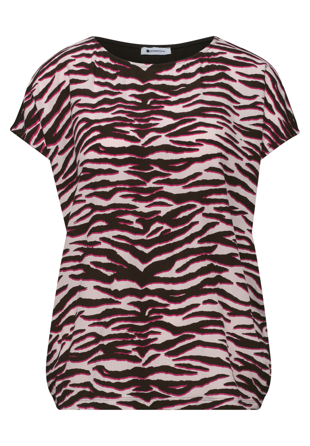 printed mat-mix shirt, minimal rose 37731 Bild 1