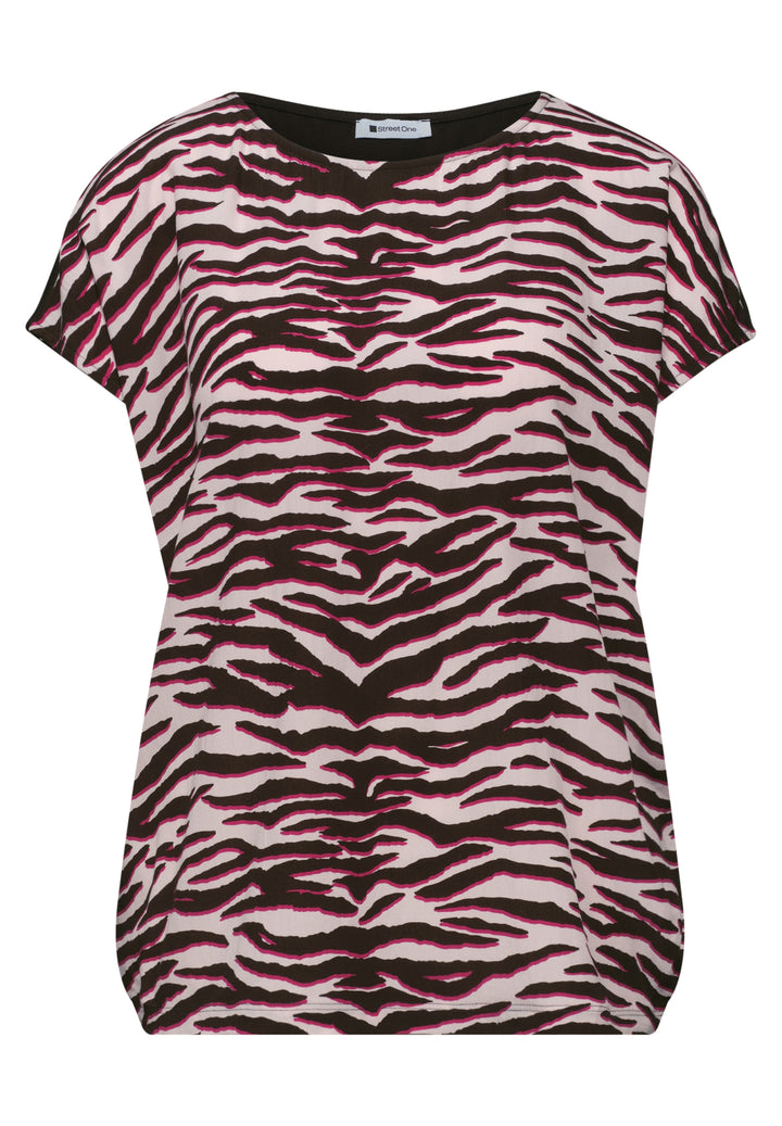 printed mat-mix shirt, minimal rose 37731 Bild 1