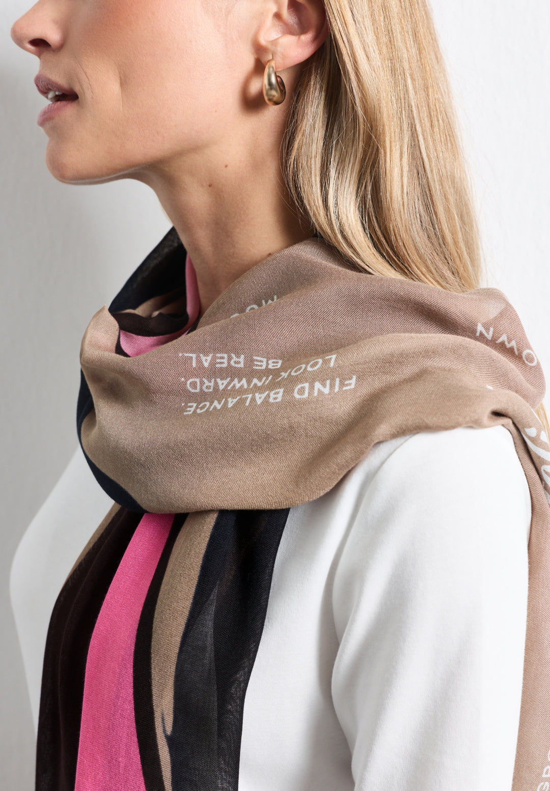 Printed Modal Longscarf, multicolor 33516 Bild 5