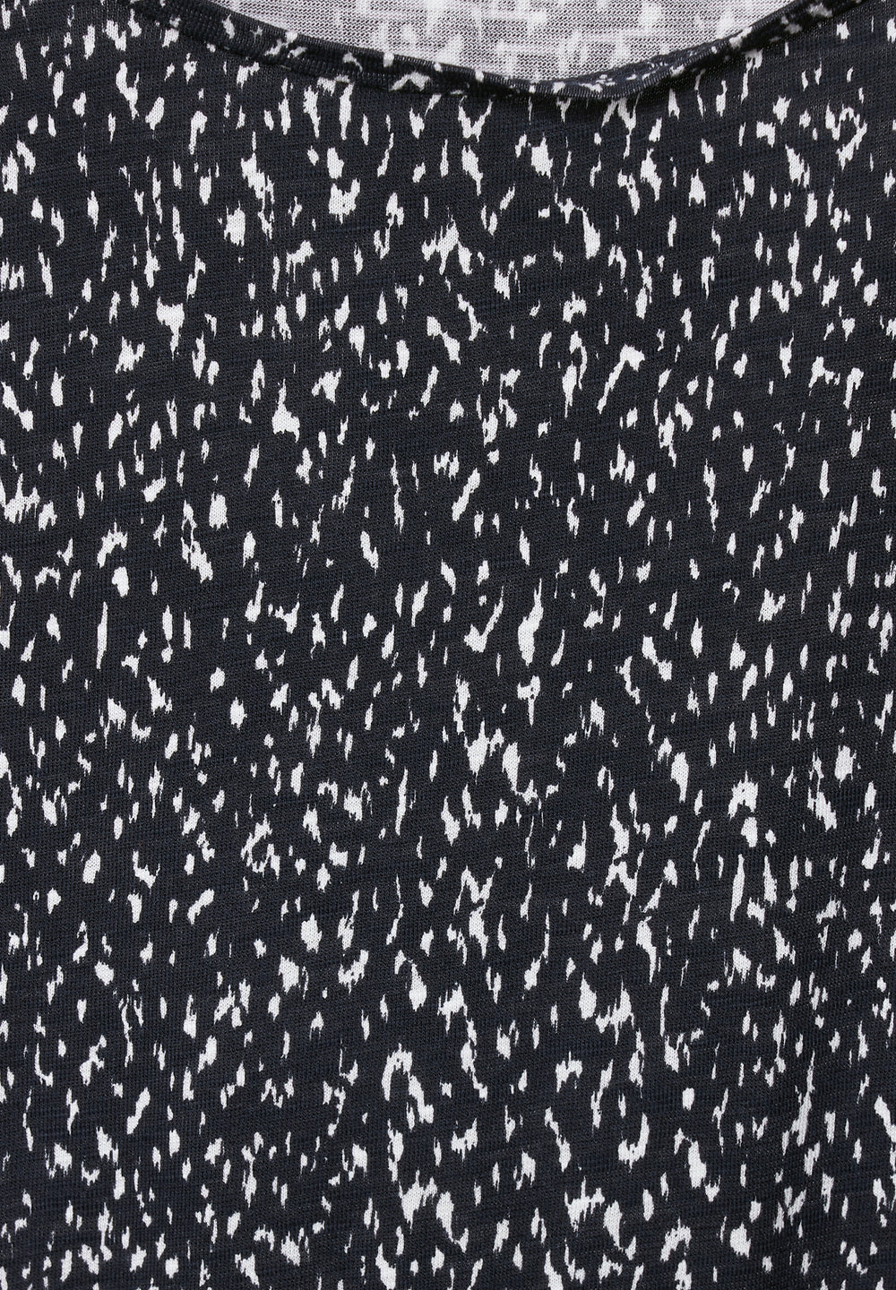 printed shirt w.lace shoulder, deep blue 21238 Bild 2