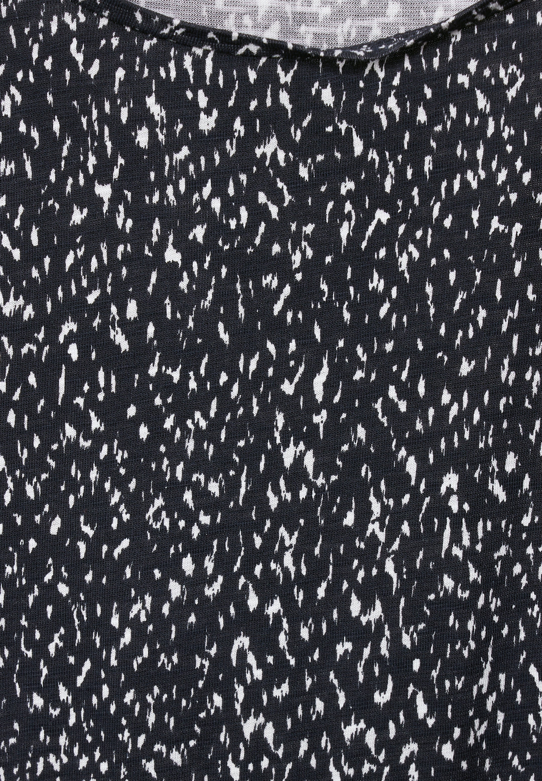 printed shirt w.lace shoulder, deep blue 21238 Bild 2