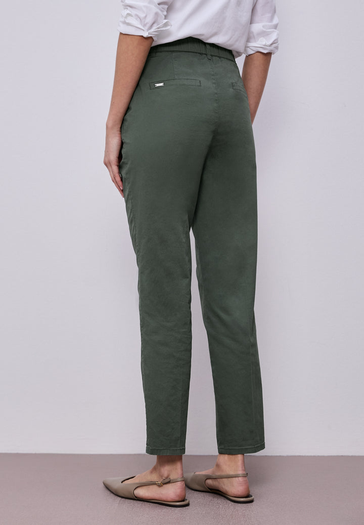 QR Chino peach Twill Co/Ea, cilantro green 17544 Bild 4
