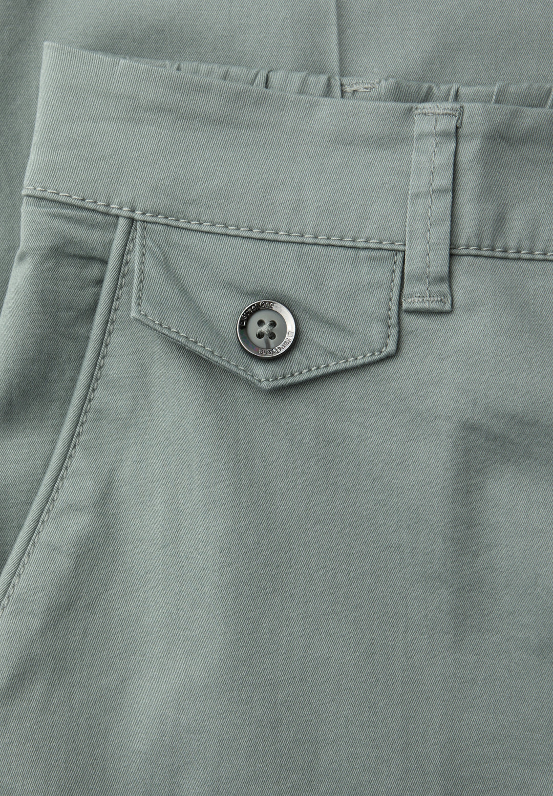 QR Chino peach Twill Co/Ea, dark mint green 17515 Bild 2