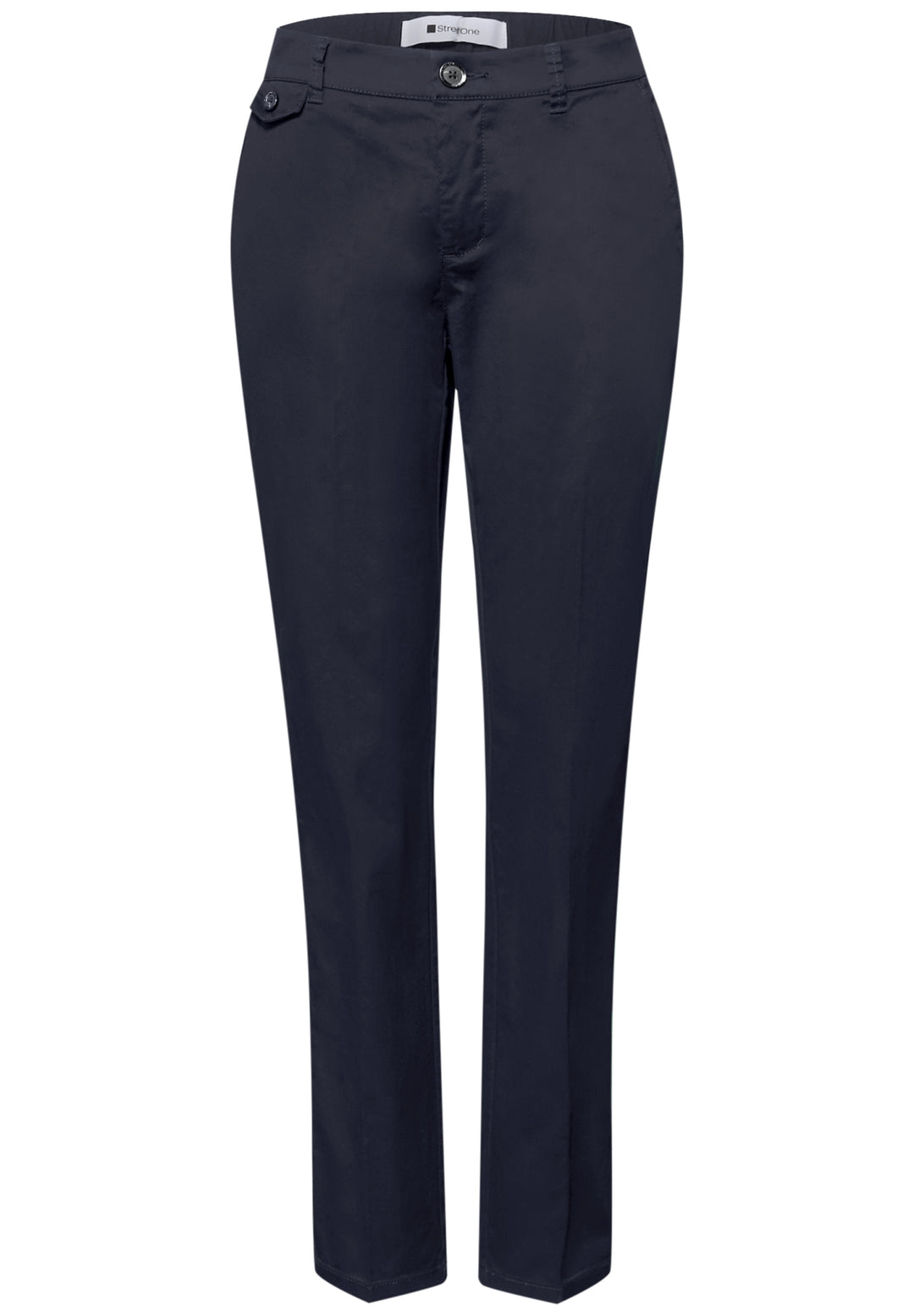 QR Chino peach Twill Co/Ea, deep blue 11238 Bild 1