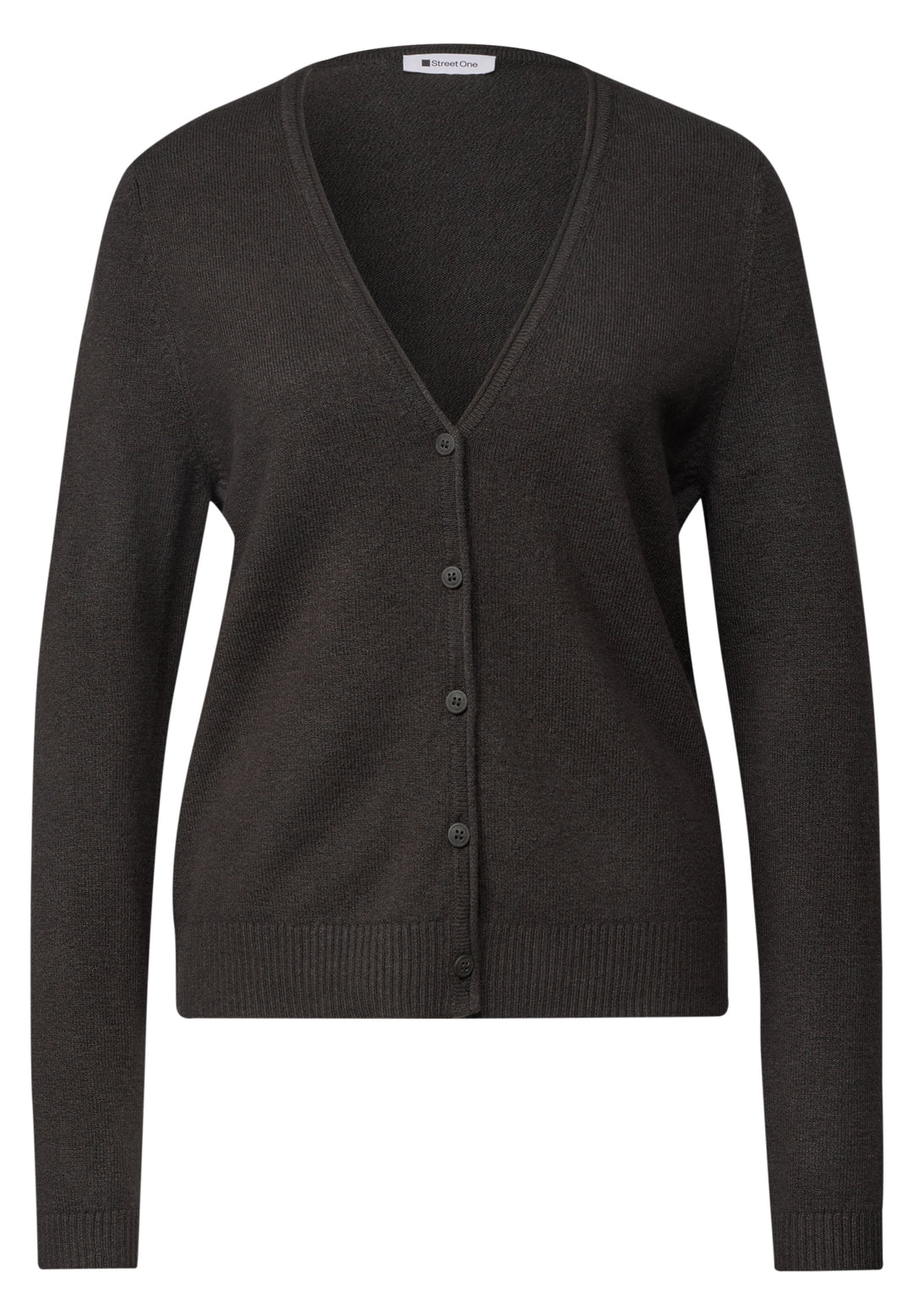 QR_cosy cardigan, black coffee mel. 18037 Bild 1