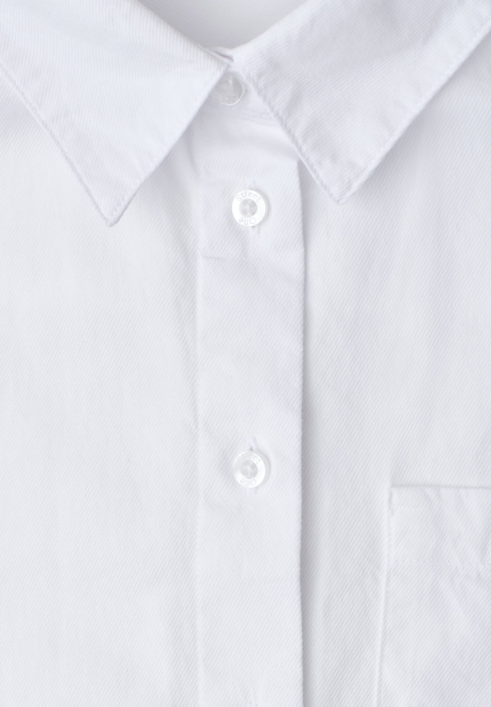 QR Cotton shirtcollar blouse w, White 10000 Bild 2