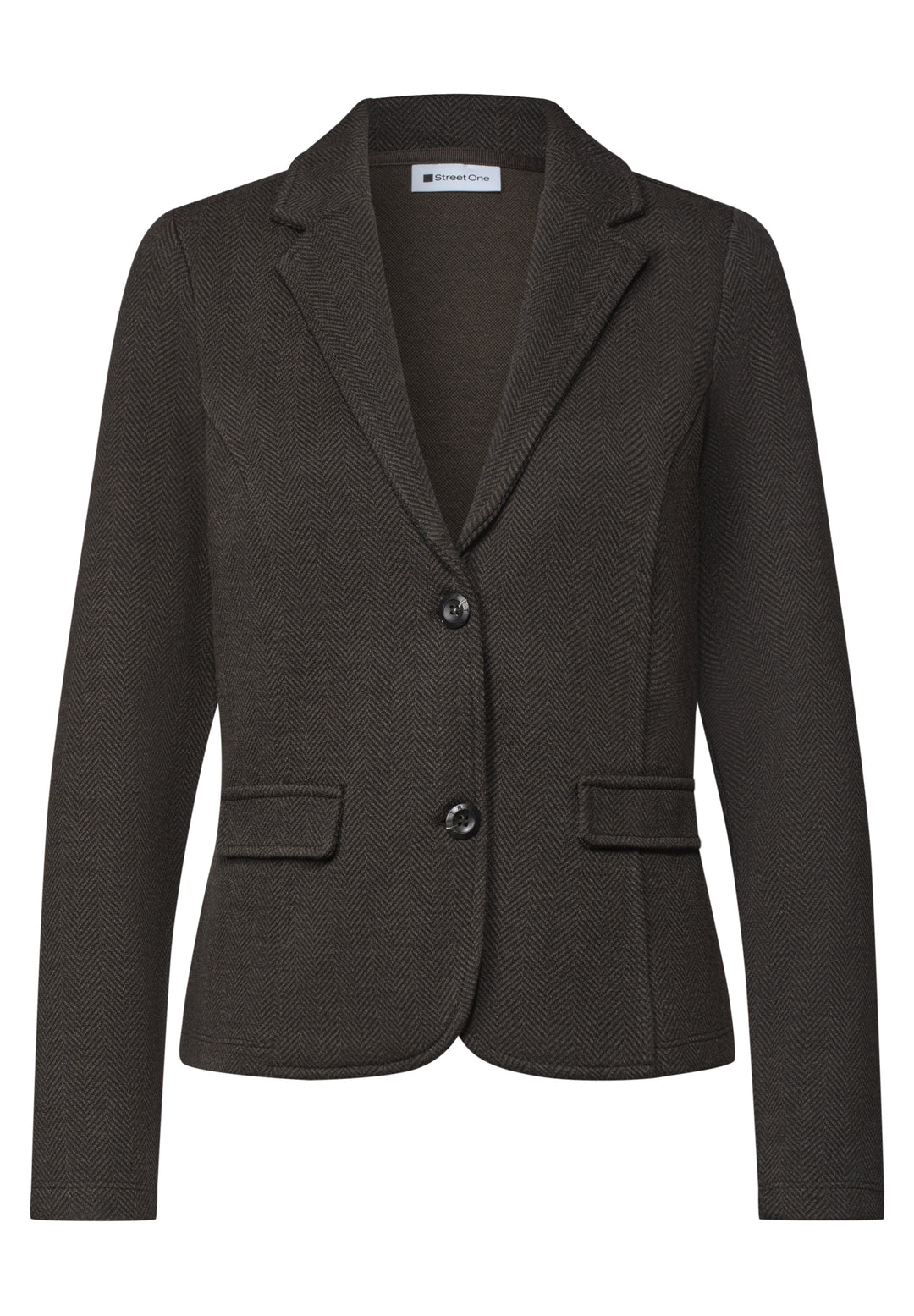 QR Dessin Basic Blazer, black coffee 17874 Bild 1