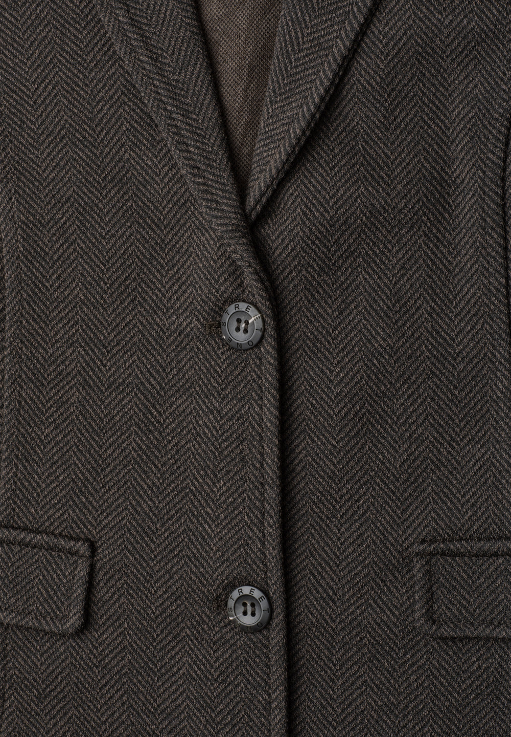 QR Dessin Basic Blazer, black coffee 17874 Bild 2