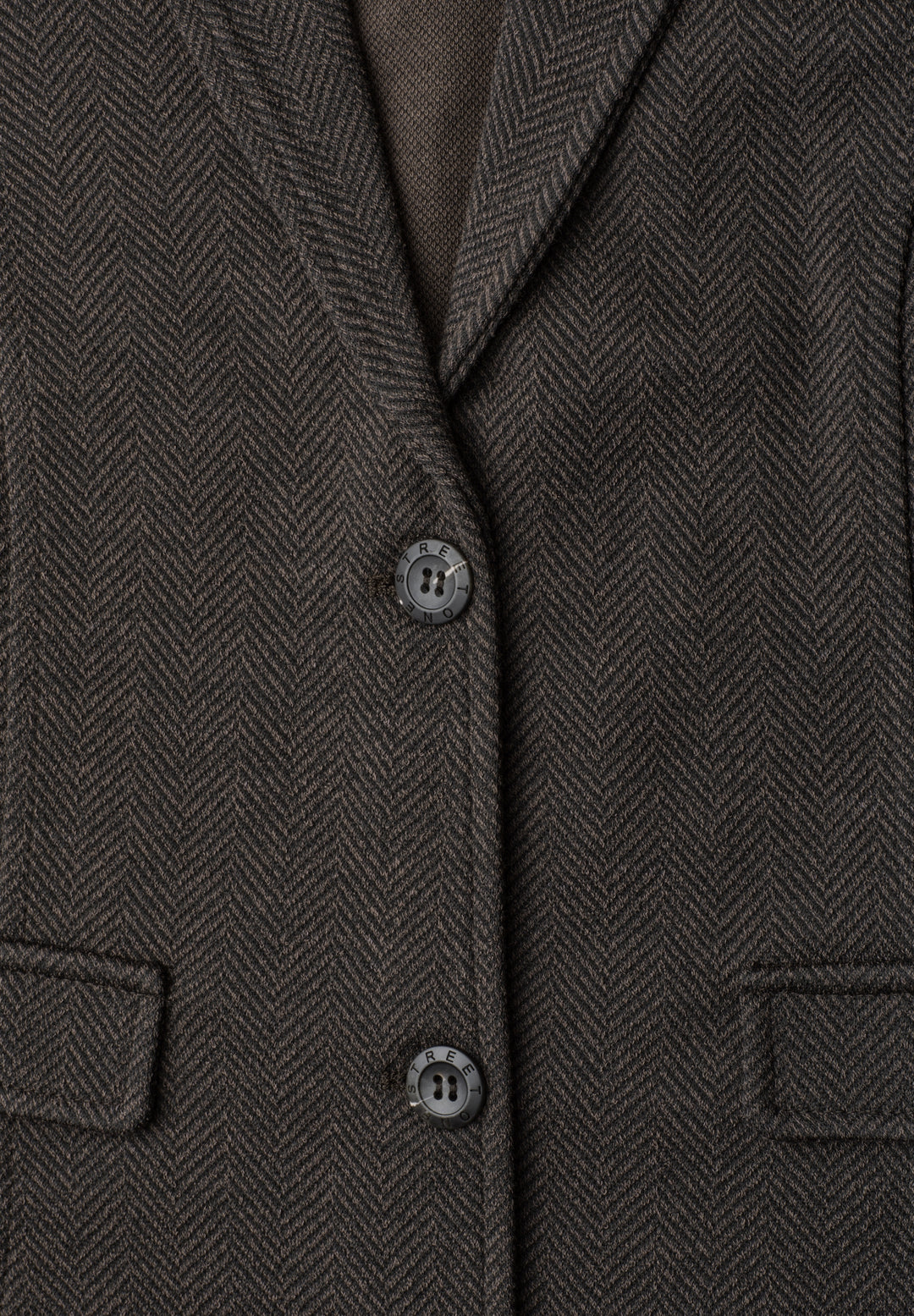 QR Dessin Basic Blazer, black coffee 17874 Bild 2