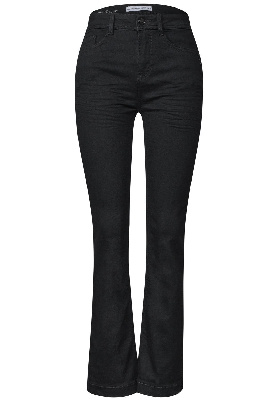 QR Style Blaire Bootcut,hw,bla, Black Rinse wash 18058 Bild 1