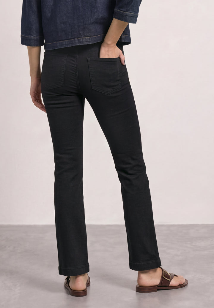 QR Style Blaire Bootcut,hw,bla, Black Rinse wash 18058 Bild 4