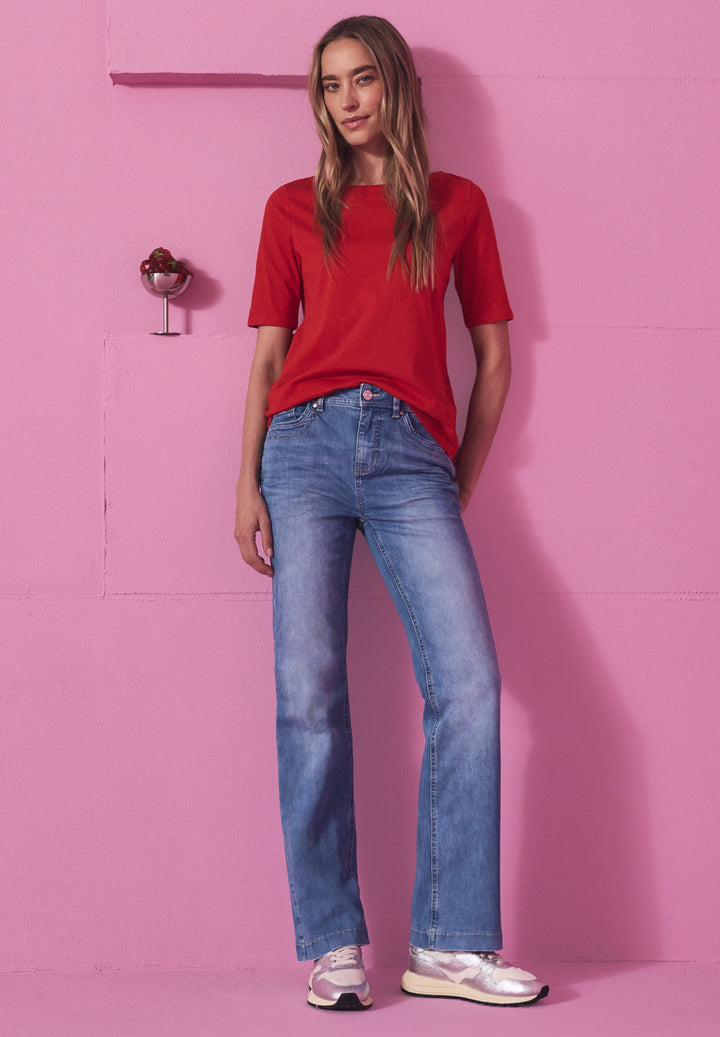 QR Style Blaire Bootcut,hw,lig, Light Blue Wash 17625 Bild 3