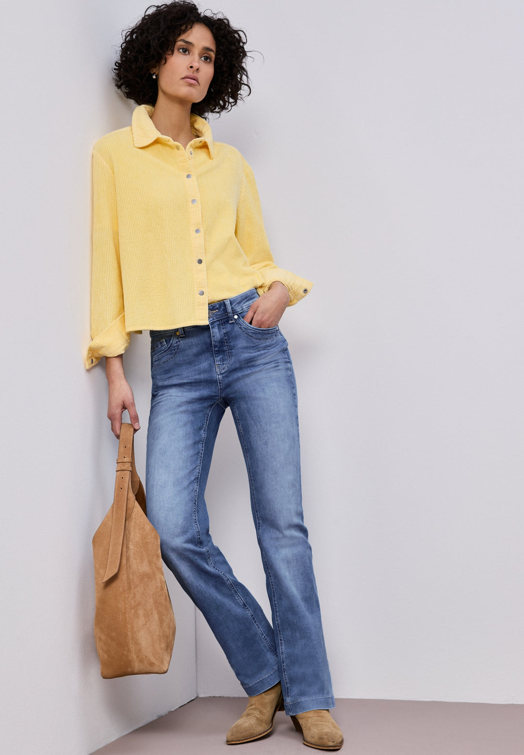 QR Style Blaire Bootcut,hw,lig, Light Blue Wash 17625 Bild 5