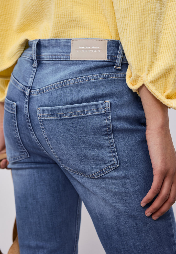 QR Style Blaire Bootcut,hw,lig, Light Blue Wash 17625 Bild 7