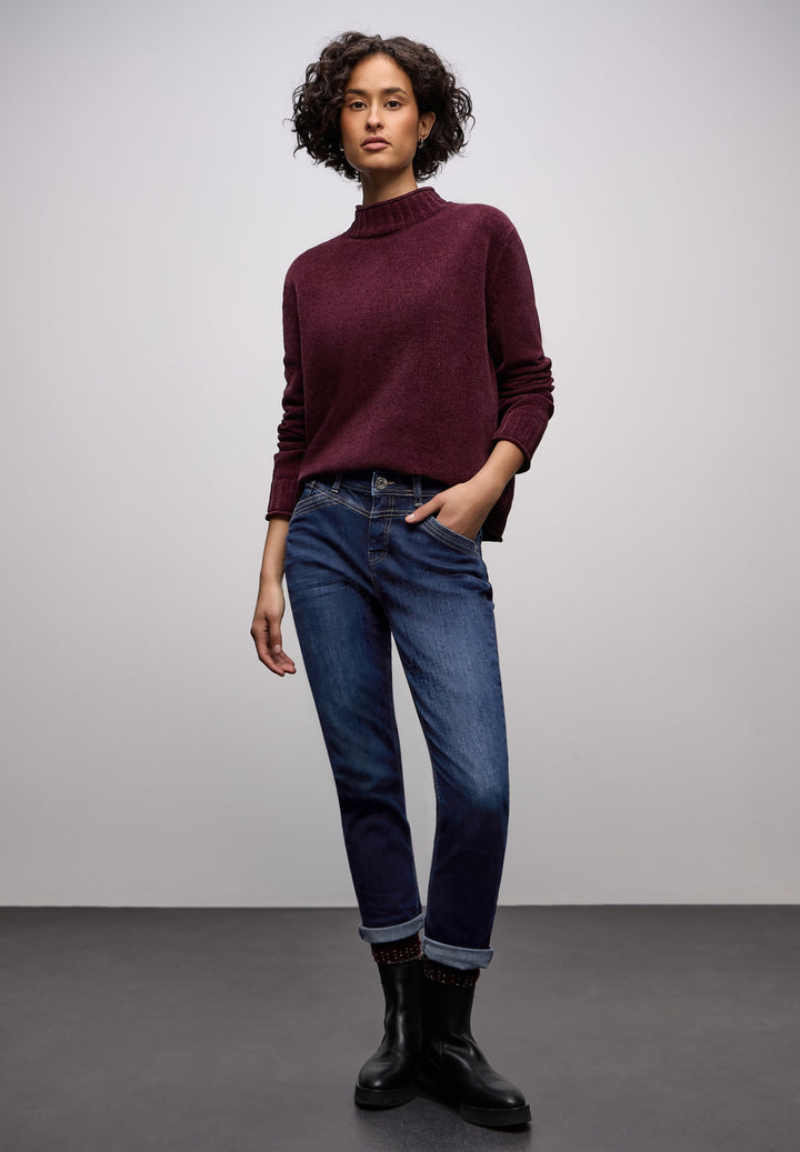 QR Style Boyfriend,mw,dark blu, dark indigo soft washed 17239 Bild 3