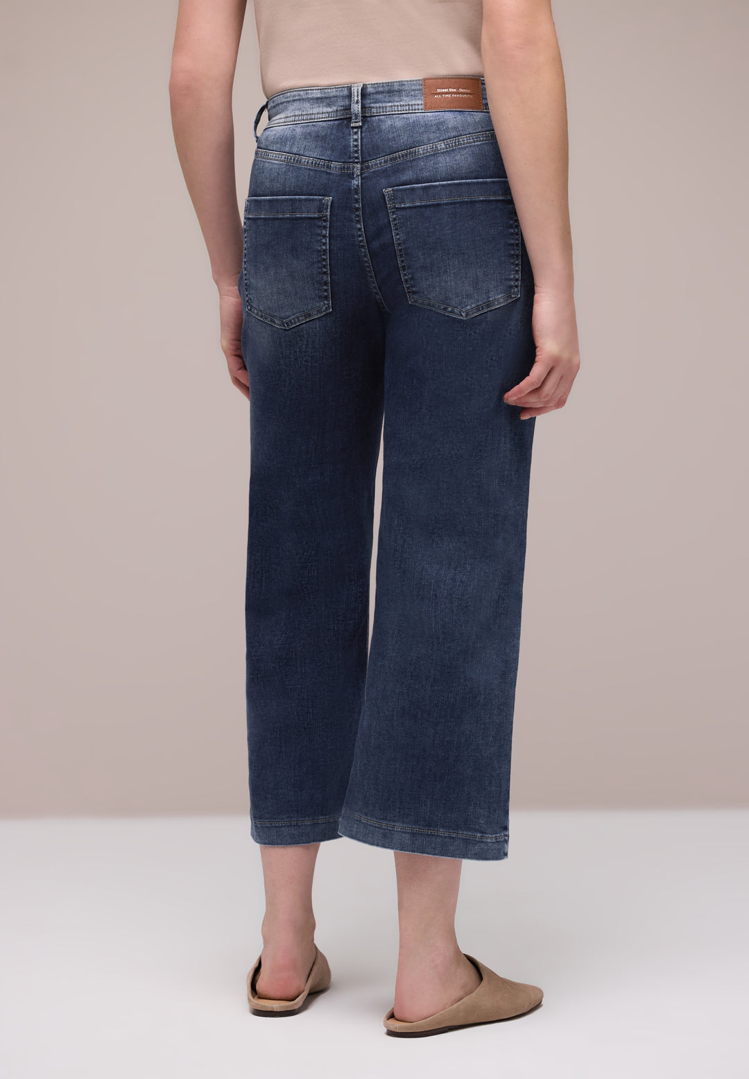 QR Style Emee Wide Leg,hw,dark, dark blue wash 17676 Bild 4