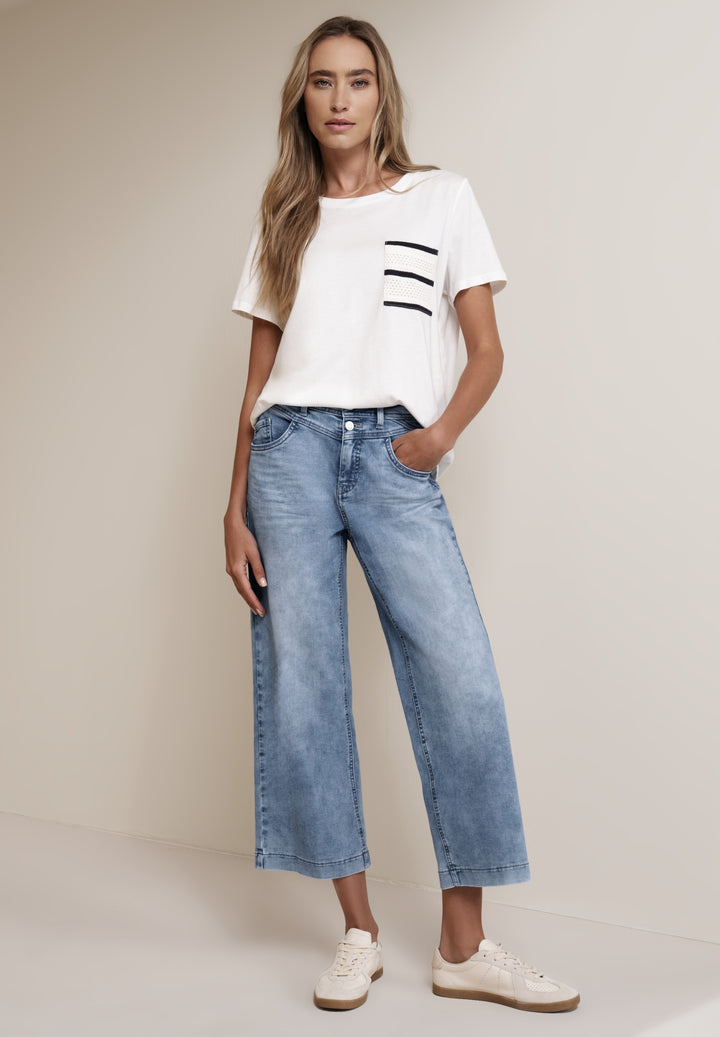 QR Style Emee Wide Leg,hw,ligh, light blue wash 17675 Bild 5